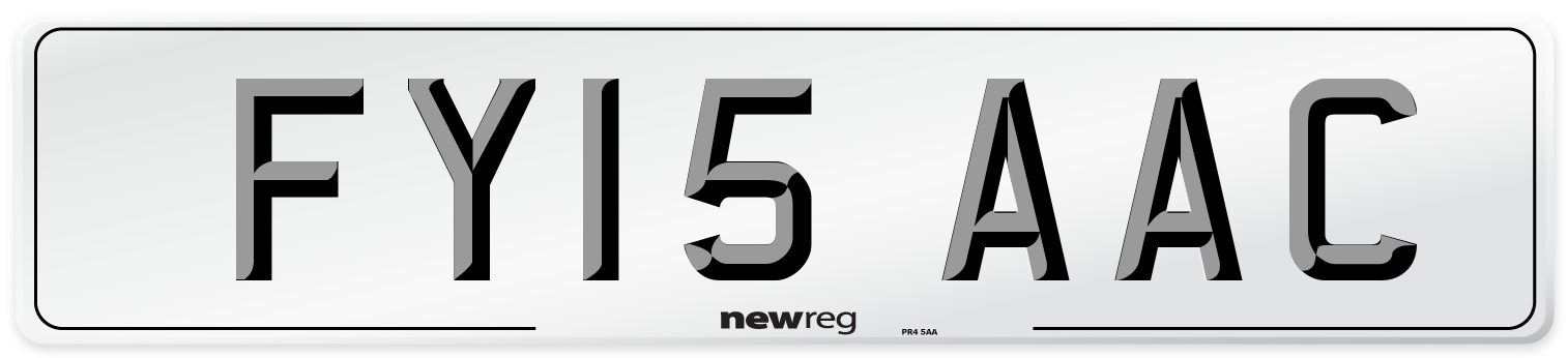 FY15 AAC Number Plate from New Reg